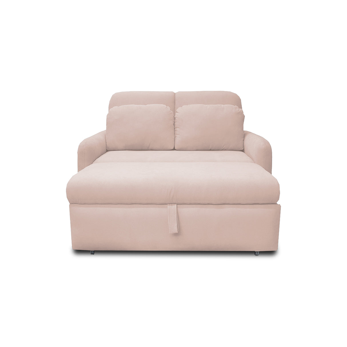 Sofacama Nube Beige 120x95cm de Dos Puestos Reclinable con Apoya Brazos