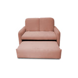 Sofacama Nube Camel 120x95cm de Dos Puestos Reclinable con Apoya Brazos