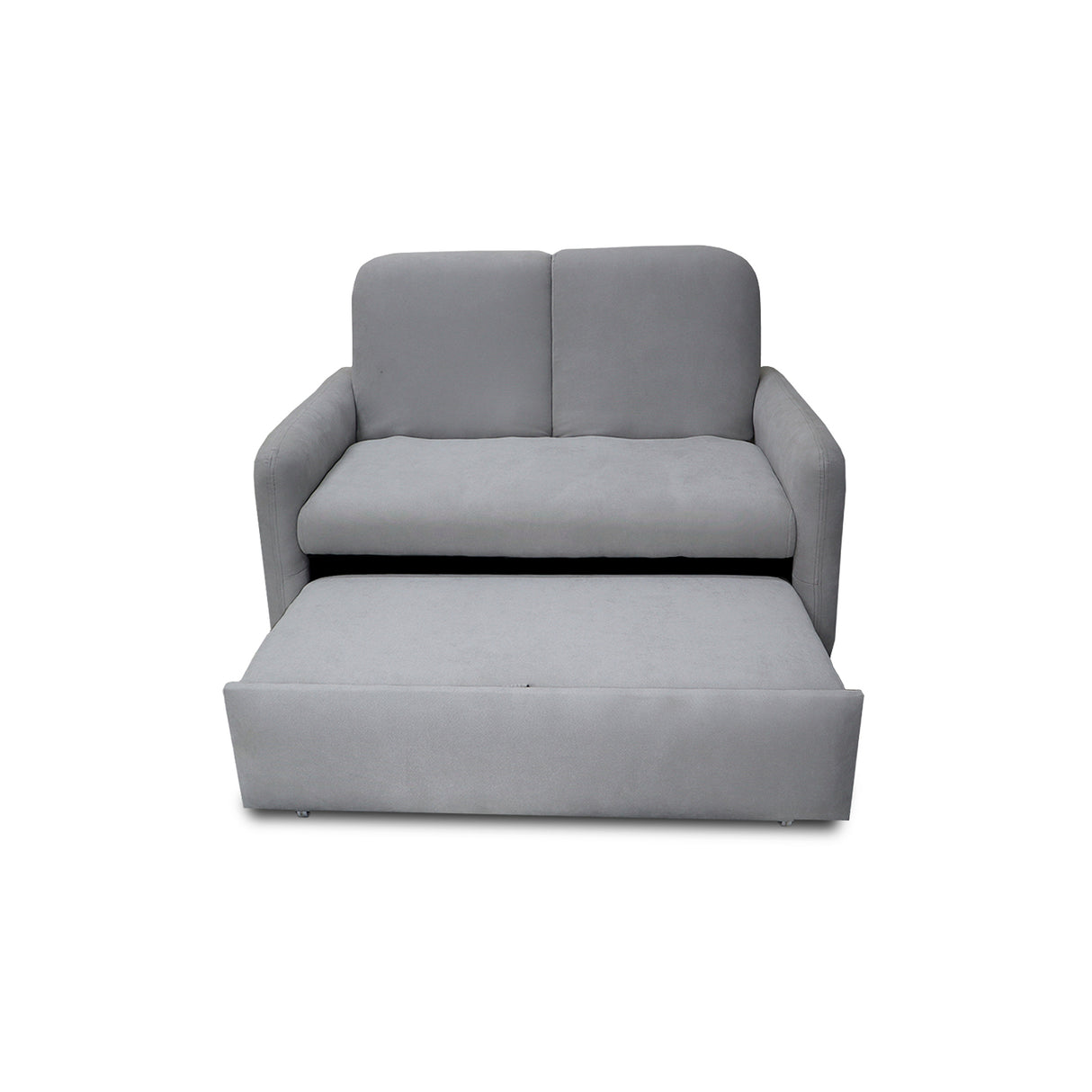 Sofacama Nube Gris 120x95cm de Dos Puestos Reclinable con Apoya Brazos