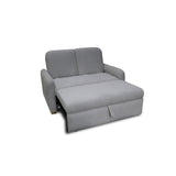 Sofacama Nube Gris 120x95cm de Dos Puestos Reclinable con Apoya Brazos