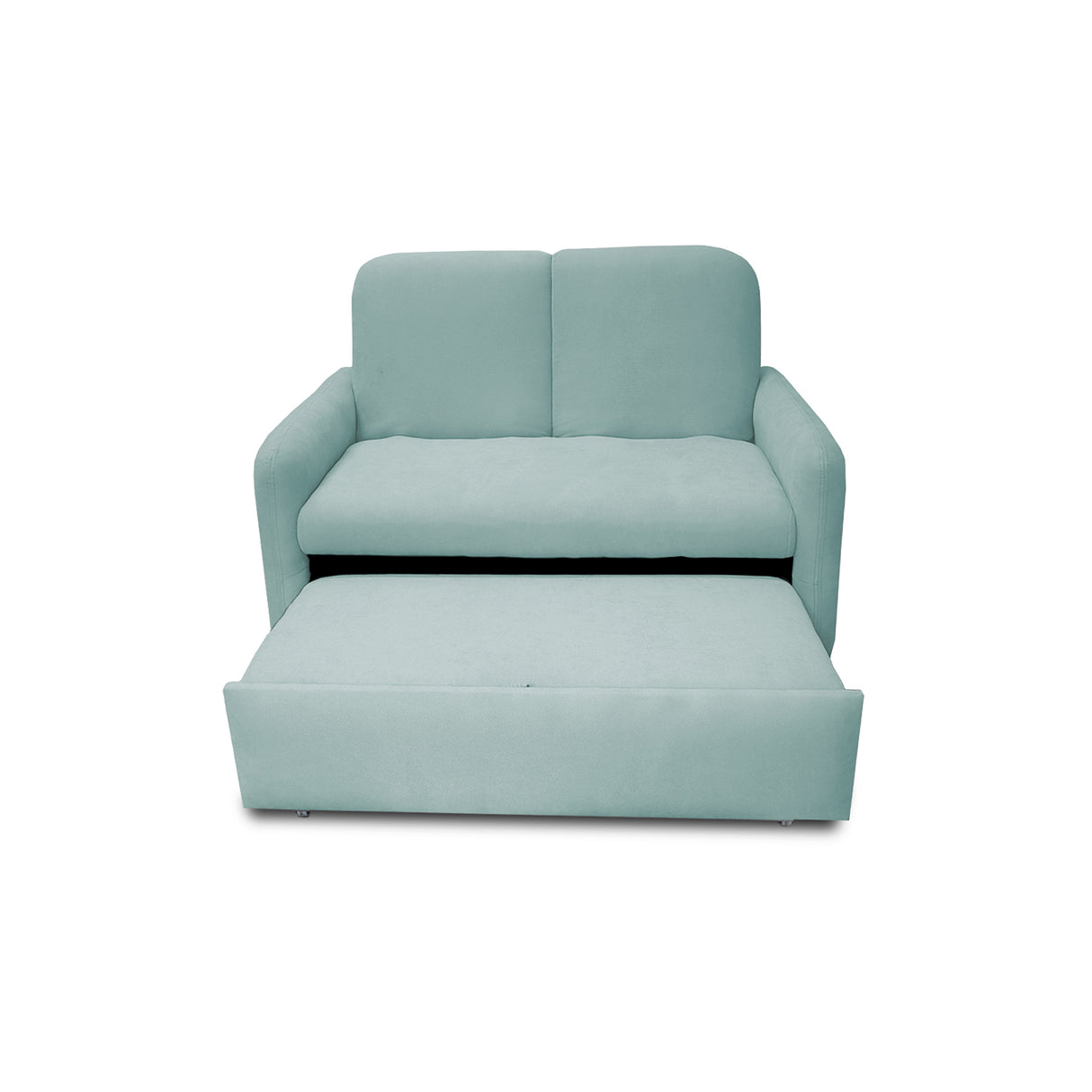 Sofacama Nube Menta 120x95cm de Dos Puestos Reclinable con Apoya Brazos