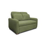 Sofacama Nube Verde 120x95cm de Dos Puestos Reclinable con Apoya Brazos