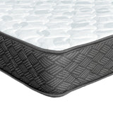 Colchón Jardín Gris y Blanco Sencillo 90 X 190 Cm Ortopedico Firmeza Firme Adaptable Doble Faz