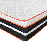 Colchón Cacique Gris y Blanco Queen 160 X 190 Cm Ortopedico Firmeza Firme Adaptable Doble Faz