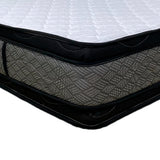 Colchón Primavera Gris y Blanco Doble 140 X 190 Cm Ortopedico Firmeza Firme Adaptable Doble Faz con Pillow Doble