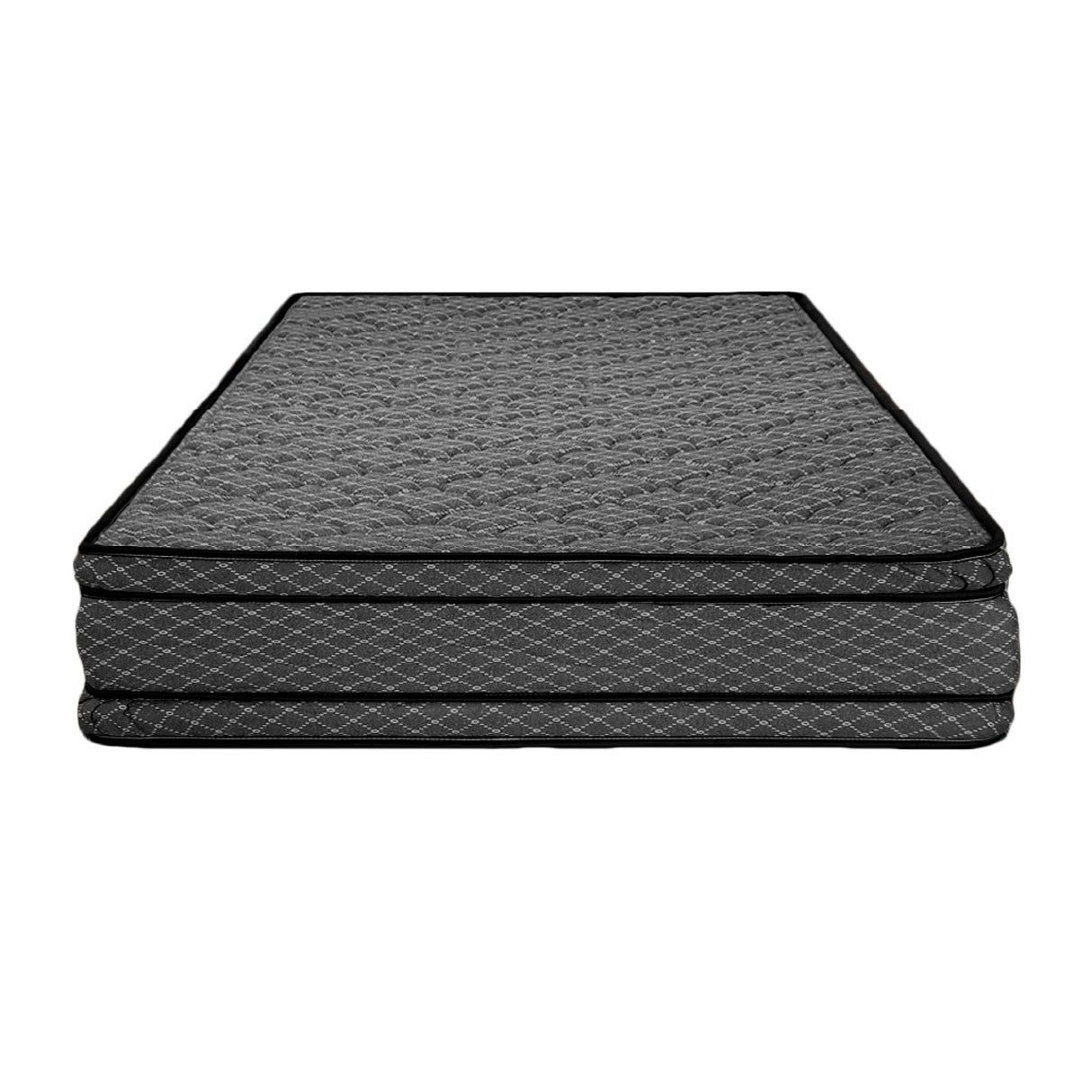 Colchón Caney Gris Semidoble 120 X 190 Cm Ortopedico Firmeza Firme Adaptable Doble Faz con Pillow Doble