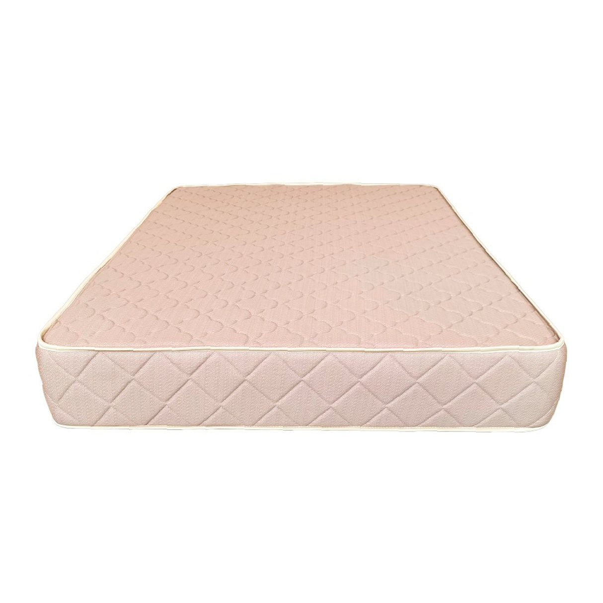 Colchón Candelaria Beige Neutral Semidoble 120 X 190 Cm Ortopedico Firmeza Firme Adaptable Doble Faz