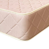 Colchón Candelaria Beige Neutral Semidoble 120 X 190 Cm Ortopedico Firmeza Firme Adaptable Doble Faz