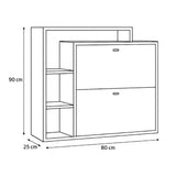Mueble de Aseo Laska R Blanco 40x180cm con Una Puerta