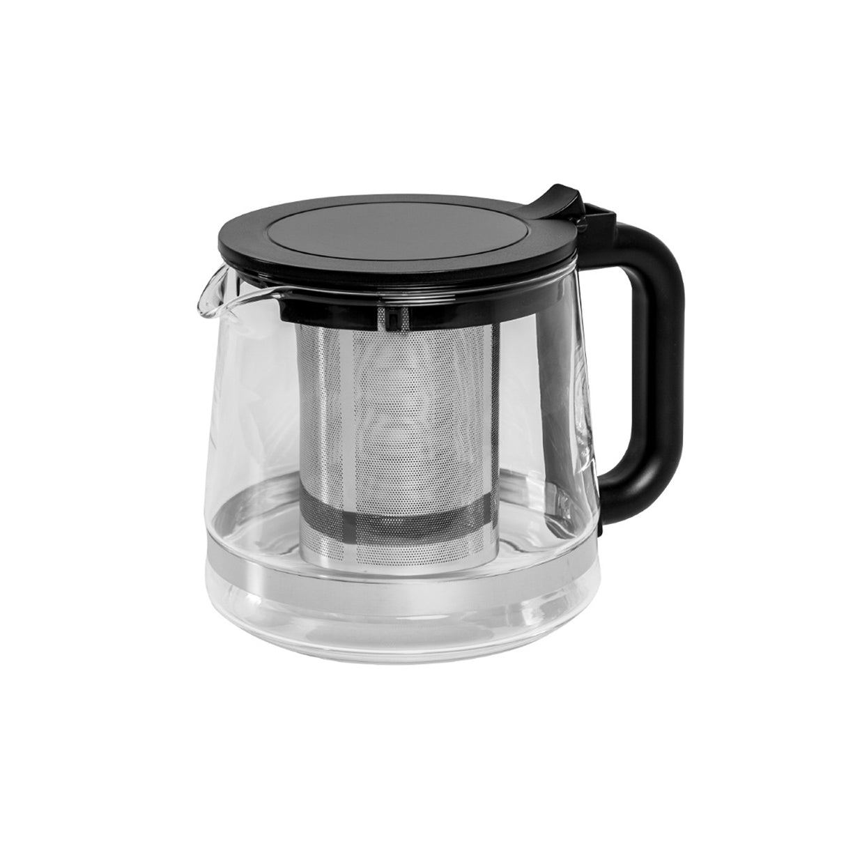 Hervidor de Agua Haceb Negro Inox Mate 21.7x23cm de 1.5 Litros con Infusor