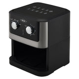 Freidora de Aire Haceb Negro 26.5x35cm de 6 Litros con Un Compartimiento de Cocción y con 10 Funciones Preconfiguradas