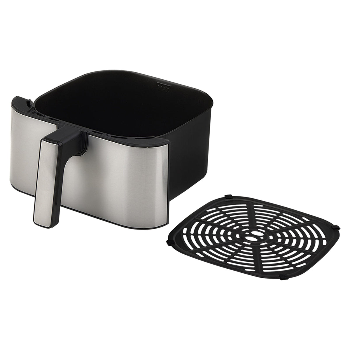 Freidora de Aire Haceb Negro 26.5x35cm de 6 Litros con Un Compartimiento de Cocción y con 10 Funciones Preconfiguradas