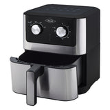 Freidora de Aire Haceb Negro 26.5x35cm de 6 Litros con Un Compartimiento de Cocción y con 10 Funciones Preconfiguradas