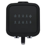 Freidora de Aire Haceb Negro 26.5x35cm de 6 Litros con Un Compartimiento de Cocción y con 10 Funciones Preconfiguradas