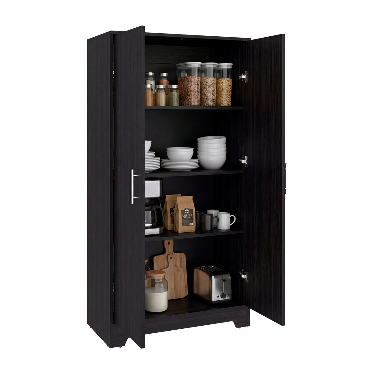 Alacena Ossa Wengue 78x154cm con Dos Puertas