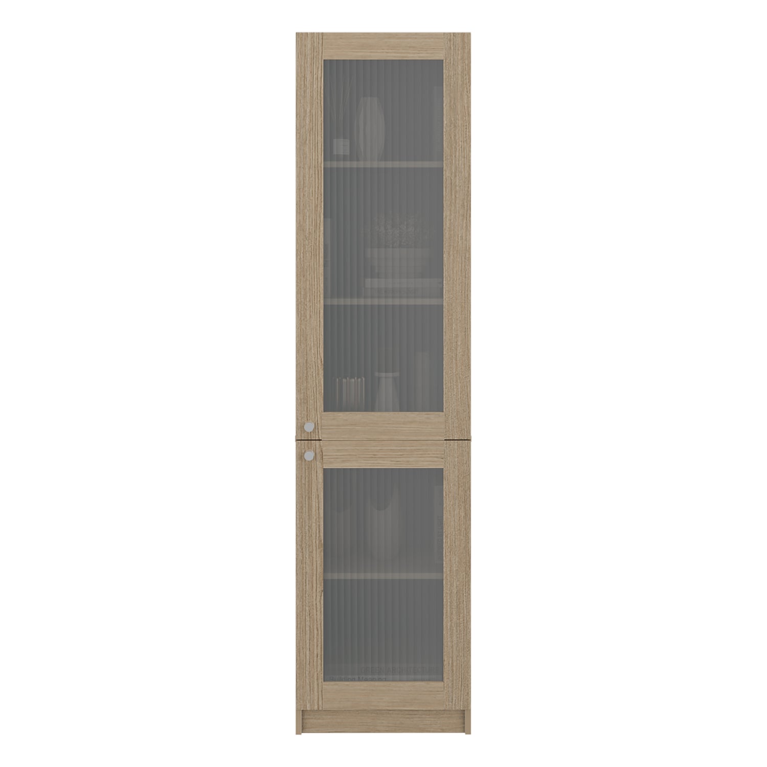 Estantería Home E-M6 Cartagena y Wengue 45.2x180.6cm Rectangular con Cuatro Entrepaños y Cinco Compartimientos