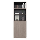 Estantería Home E-M4 Positano y Wengue 62.8x180.6cm Rectangular con Cuatro Entrepaños y Cinco Compartimientos