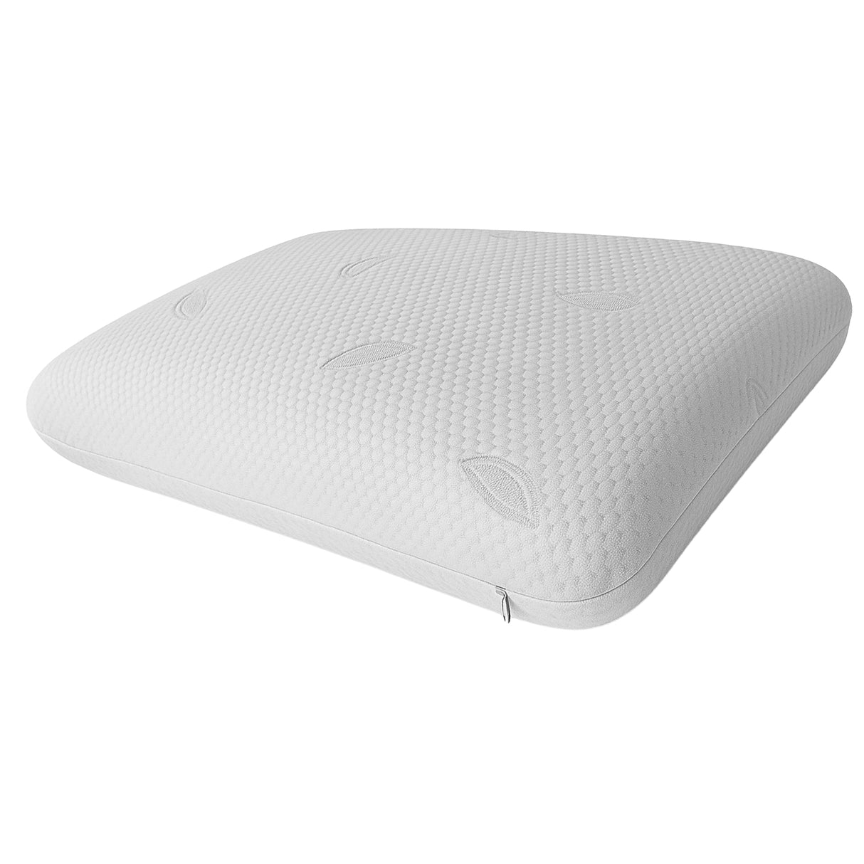 Almohada Blanco 39x60cm Ortopédico de Relleno de Espuma Viscoelastica Suave Hipoelergénica para Dormir Boca Arriba y de Costado