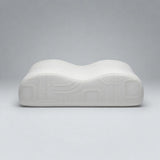 Combo 2 Almohadas Cervicales Gel Blanco 35x60cm Ortopédico de Relleno de Espuma Viscoelastica Suave Hipoelergénica para Dormir Boca Arriba y de Costado