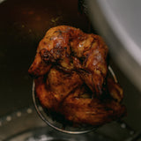 Rack de Pollo Plateado 16x26cm