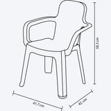 Combo Estudio Infantil Blanco y Lavanda 88x50cm con Un Escritorio Una Silla y Un Armario