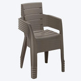 Set x 13 Sillas Barú Moca 59x82.5cm de Asiento Rectangular con Espaldar y con Apoya Brazos