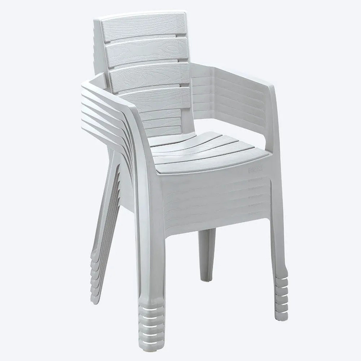 Set x 13 Sillas Barú Gris Hielo 59x82.5cm de Asiento Rectangular con Espaldar y con Apoya Brazos