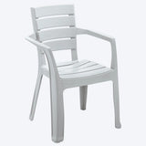Set x 13 Sillas Barú Gris Hielo 59x82.5cm de Asiento Rectangular con Espaldar y con Apoya Brazos