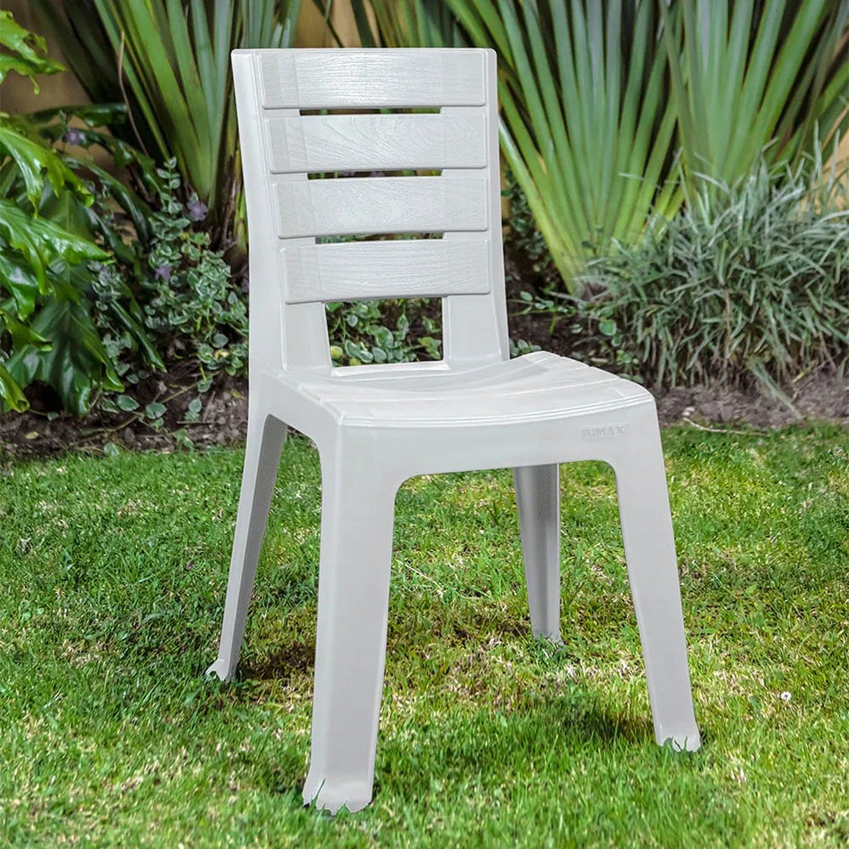 Set x 13 Sillas Barú Gris Hielo 46.9x81.6cm de Asiento Rectangular con Espaldar y sin Apoya Brazos