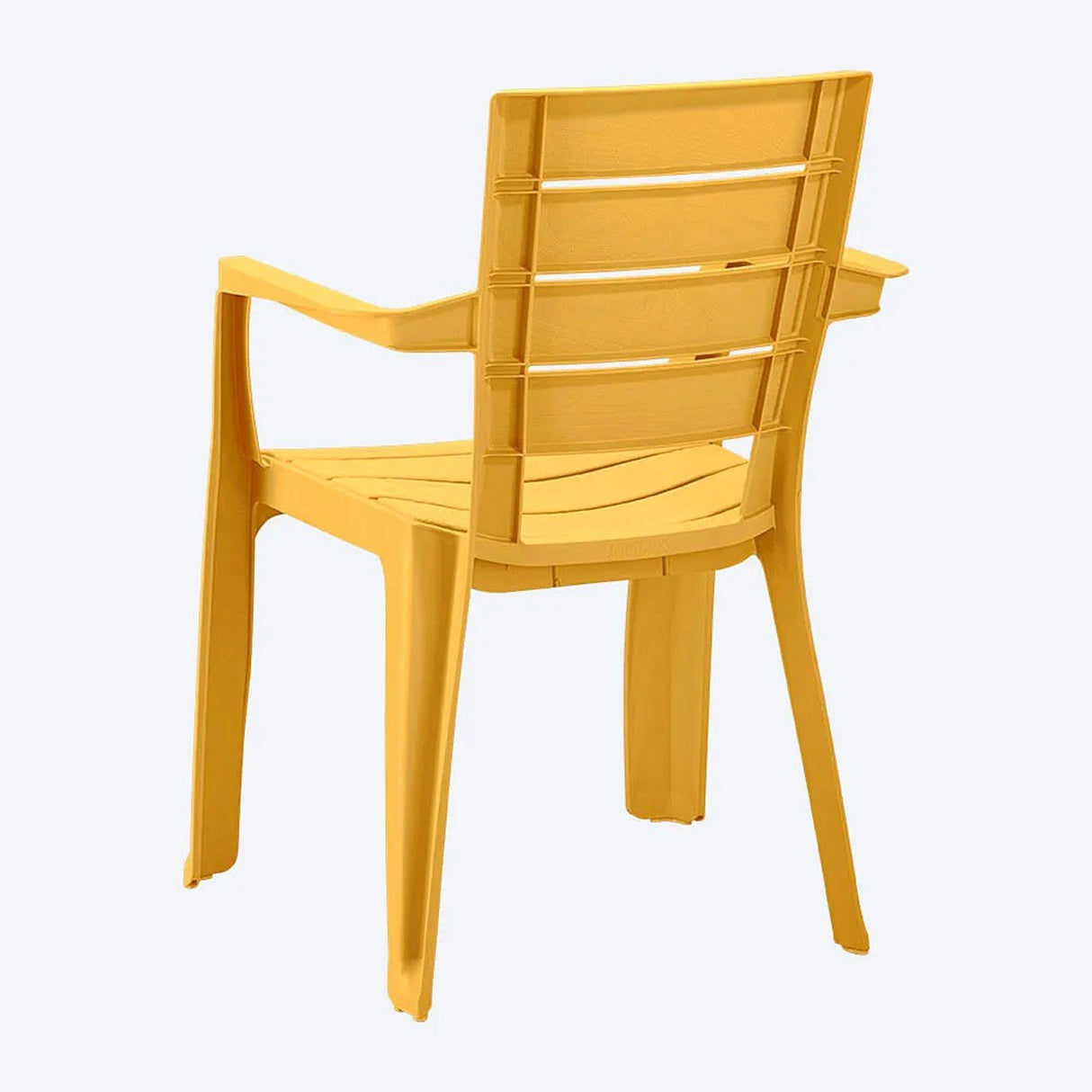Set x 13 Sillas Barú Trendy Amarillo Mostaza 59x82.5cm de Asiento Rectangular con Espaldar y con Apoya Brazos