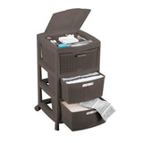 Gavetero Rimax Fique Moca 48x80cm de Tres Hileras con Tres Cajones y Tapa Organizadora