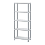 Estante Rimax Solido Gris 71.4x174.5cm de Cinco Niveles