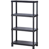 Estante Rimax Solido Negro 71.4x134cm de Cuatro Niveles