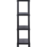 Estante Rimax Solido Negro 71.4x134cm de Cuatro Niveles