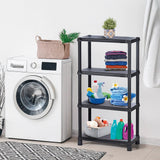 Estante Rimax Solido Negro 71.4x134cm de Cuatro Niveles
