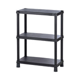 Estante Rimax Solido Negro 71.4x93.4cm de Tres Niveles