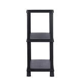 Estante Rimax Solido Negro 71.4x93.4cm de Tres Niveles