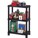 Estante Rimax Solido Negro 71.4x93.4cm de Tres Niveles
