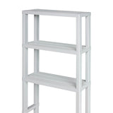 Organizador de Baño Rimax Gris Hielo 61.5x171.8cm con Tres Entrepaños