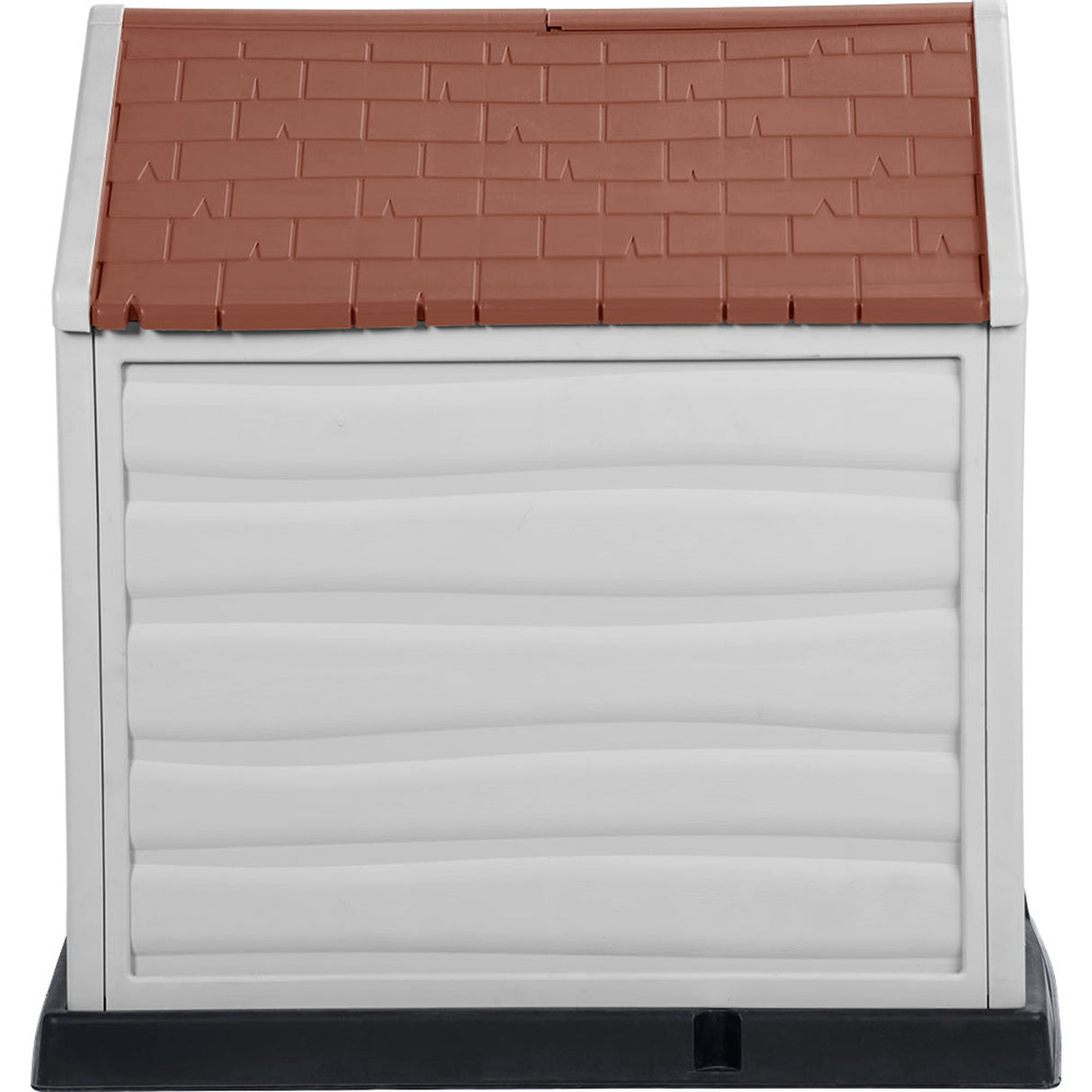 Casa para Perro Rimax Gris y Terracota 90x89cm para Perros Medianos y Grandes