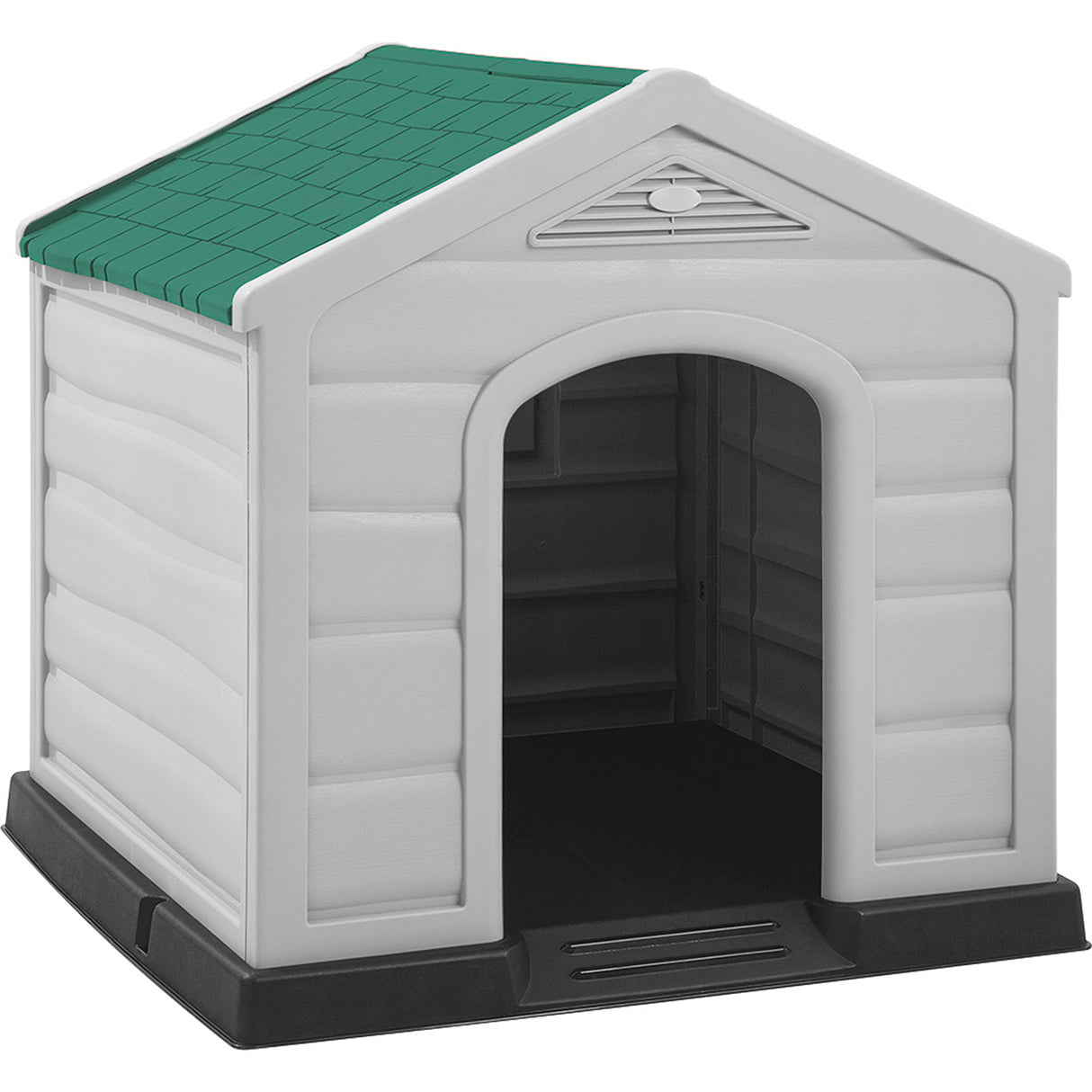 Casa para Perro Rimax Gris y Verde 90x89cm para Perros Medianos y Grandes