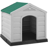 Casa para Perro Rimax Gris y Verde 90x89cm para Perros Medianos y Grandes