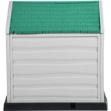 Casa para Perro Rimax Gris y Verde 90x89cm para Perros Medianos y Grandes