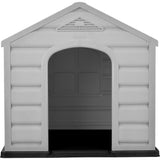 Casa para Perro Rimax Gris y Terracota 61x58.5cm para Perros Pequeños