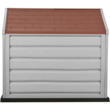 Casa para Perro Rimax Gris y Terracota 61x58.5cm para Perros Pequeños