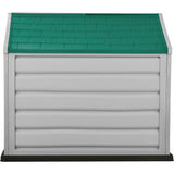 Casa para Perro Rimax Gris y Verde 61x58.5cm para Perros Pequeños