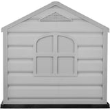 Casa para Perro Rimax Gris y Verde 61x58.5cm para Perros Pequeños