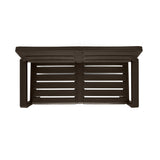 Sofá Rimax Barú Wengue 131.4x74.6cm de Dos Puestos con Apoya Brazos