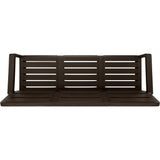Sofá Rimax Barú Wengue 192.4x74.6cm de Tres Puestos con Apoya Brazos