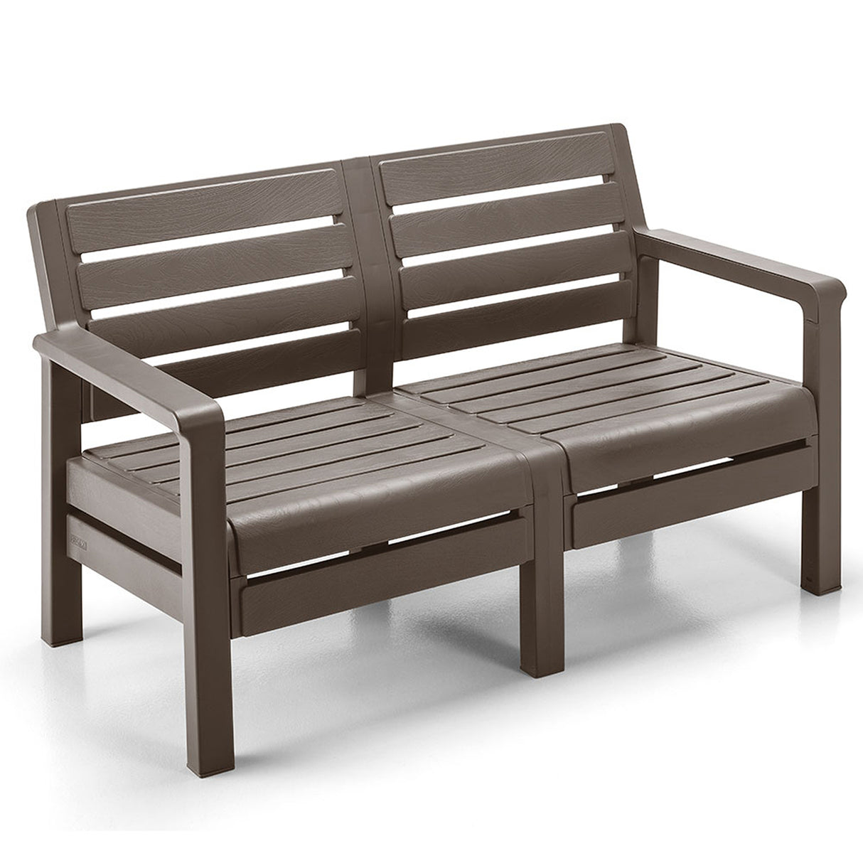 Sofá Rimax Barú Moca 131.4x74.6cm de Dos Puestos con Apoya Brazos